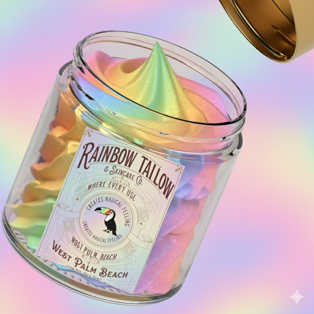 Rainbow Tallow: World’s First Colorful Whipped Tallow